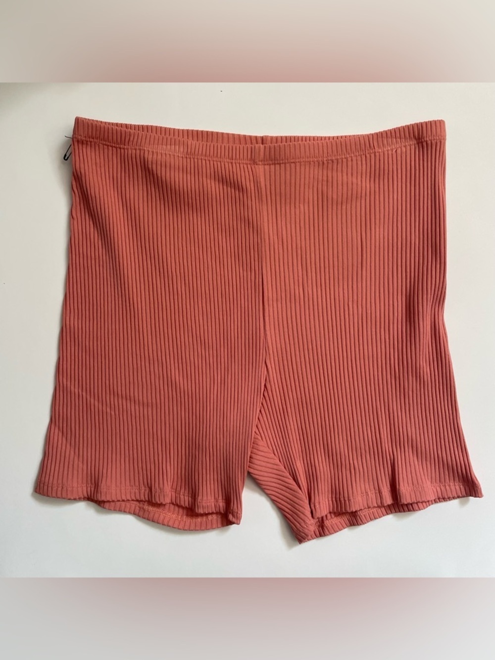 NEW Wilfred Free Dusty Rose Pink Ribbed Bike Shorts NWOT